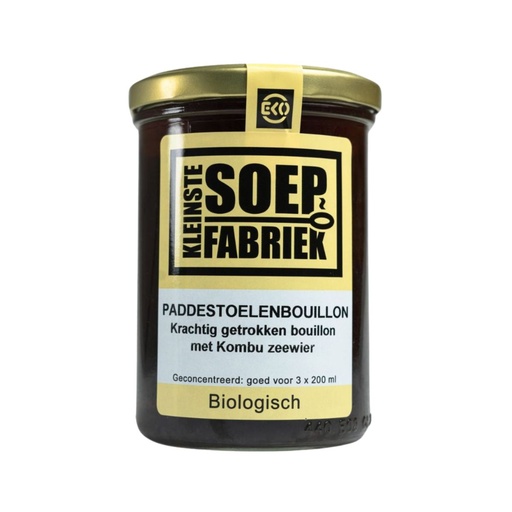 [3961] Kleinstesoepfabriek - Paddestoelenbouillon 400ml - BIO     