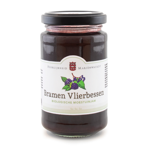 [14427] Mariënwaerdt - Vlierbessen Bramen Moestuinjam 250 g BIO