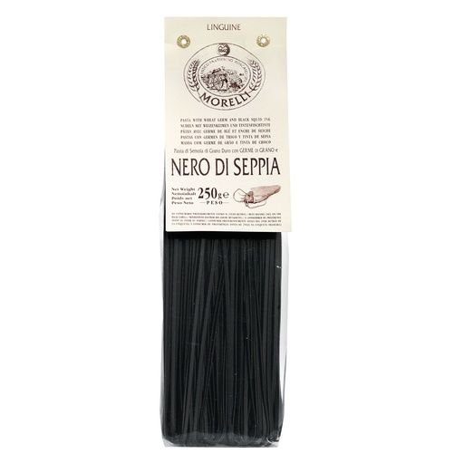 [131214] Morelli - linguine black squid ink 250 g   