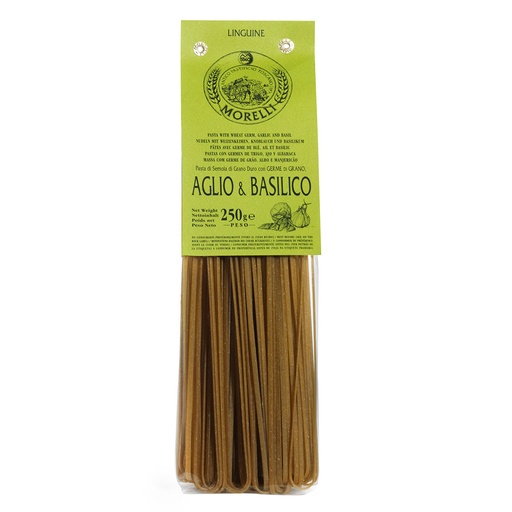 [131215] Morelli - linguine garlic basil 250 g    