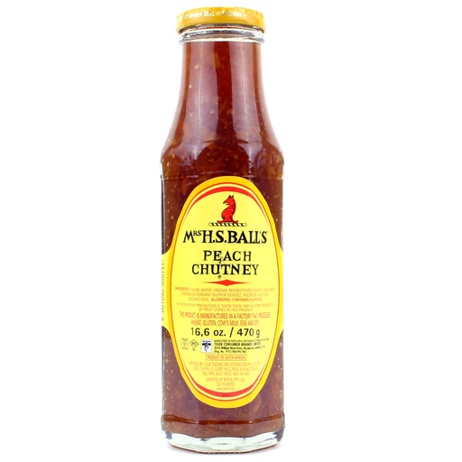 [7020] Mrs Ball's - peach chutney 470 gr    