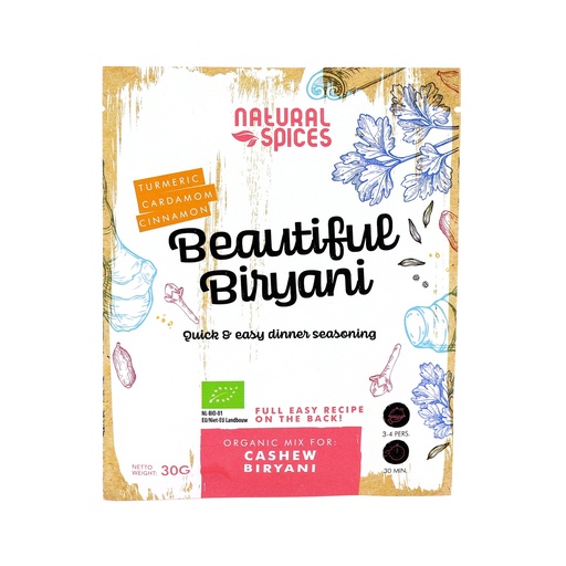 [2043] Natural Spices - Beautiful Biryani 30g BIO     