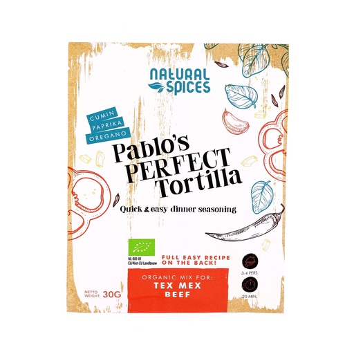 [2047] Natural Spices - Pablo's Perfect Tortilla 30g BIO    