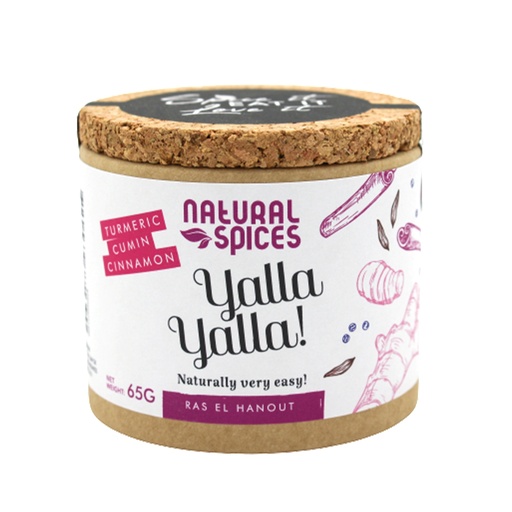[2040] Natural Spices - Yalla Yalla (Ras el Hanout) 65g   