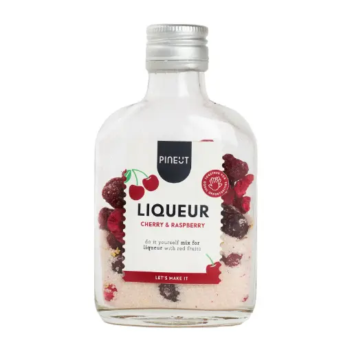 [4865] Pineut - Cocktails - Likeur Kers & Framboos BIO Flacon 83g        