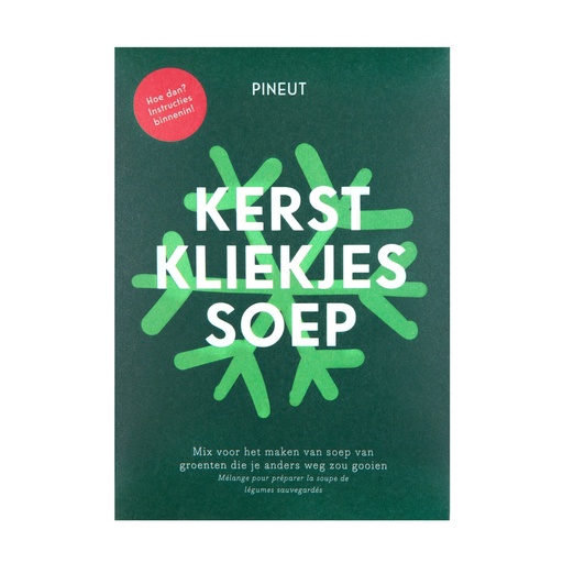 [4864] Pineut - Soepstarter Kerstkliekjes 40gr      