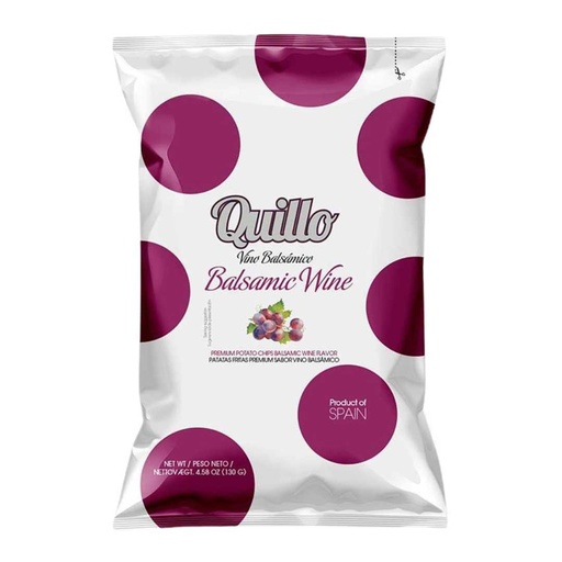 [8727] Quillo - Chips Balsamic Wine 130g     
