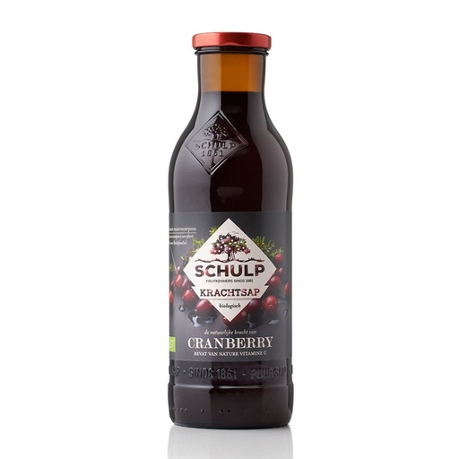 [1938] Schulp - Krachtsap Cranberry 750 ml - BIO   