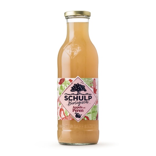 [1922] Schulp - groot Appel & Peer 750 ml - BIO 
