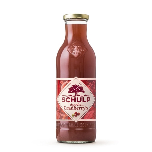 [1918] Schulp - groot appel & cranberry 750 ml   