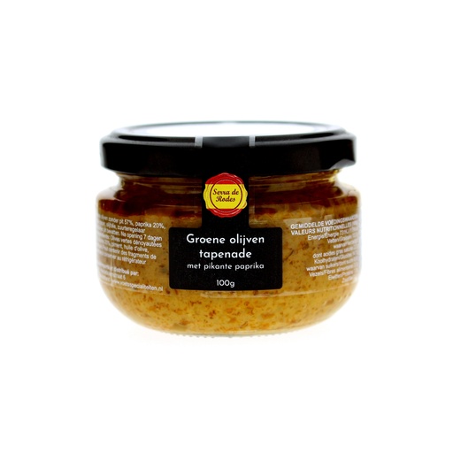 [19784] Serra de Rodes - Gr. Olijv. Tap. Pikante Paprika 100g   
