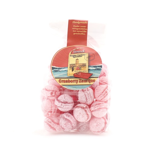 [22243] Streeck - Cranberry Zuurtjes 150 gr ZAKJE    