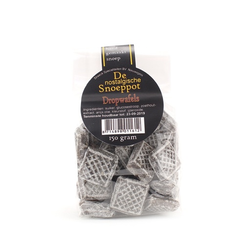 [22234] Streeck - Dropwafels 150 gr ZAKJE     