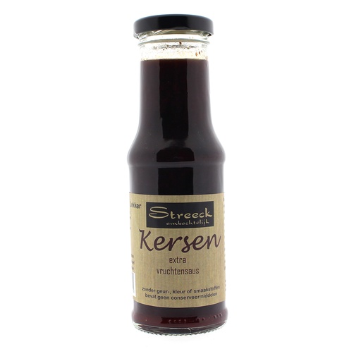 [22124] Streeck - Kersen extra vruchtensaus fles 200 ml