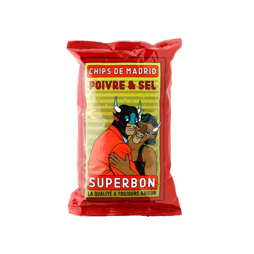 [6950] Superbon - Chips Salt & Pepper 135g    