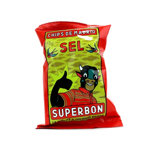 [6945] Superbon - Chips Salt 45g      