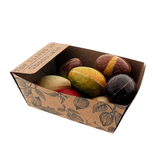[11916] The Finest in Chocolate - Bakje Bonboneitjes ass 175g     