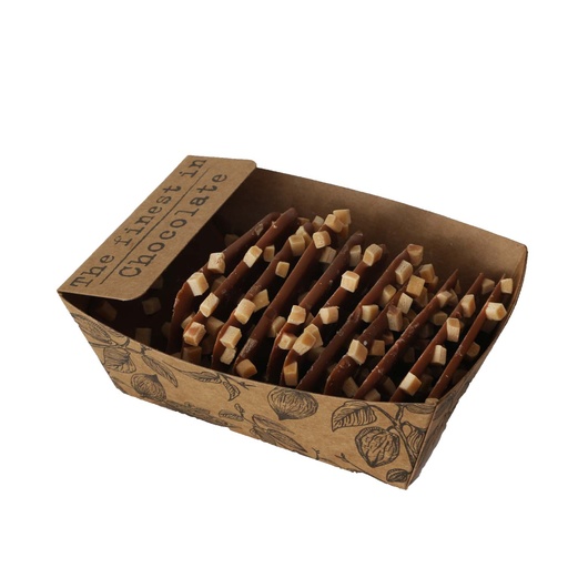[11921] The Finest in Chocolate - Bakje Plaatjes Caramel Zeezout 175g    