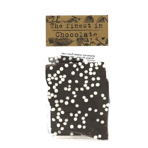 [11946] The Finest in Chocolate - Breekchoco Puur Crispy Parels 150g    