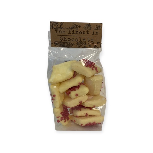 [11952] The Finest in Chocolate - Luxe Choco Spek Wit met decoratie 120 g  