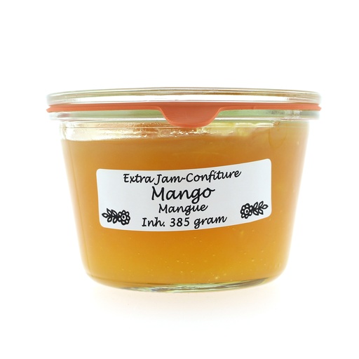 [4999] Theo van Woerkom - Extra jam mango 385 gr    