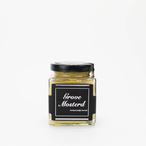 [7117] Theo van Woerkom - Grove Mosterd Vierkant 200 ml     