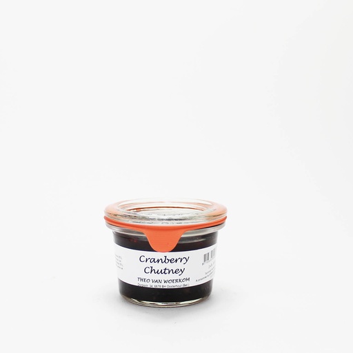 [7155] Theo van Woerkom - Mini Weckpotje Cranb Chutney 80g    