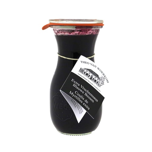 [7172] Theo van Woerkom - Vruchtensaus Blauwe Bes 300ml     