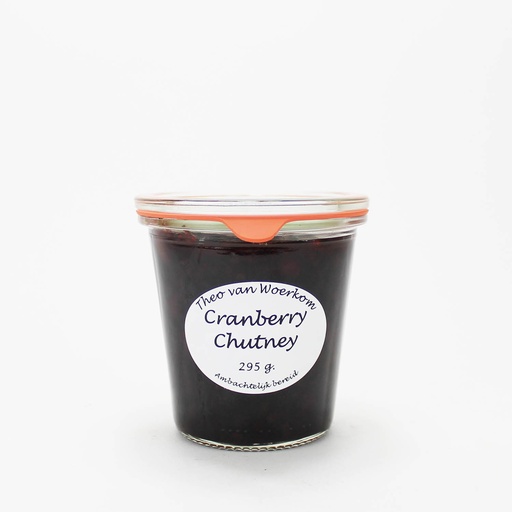 [7148] Theo van Woerkom - Weckpot Cranberry Chutney 295g     