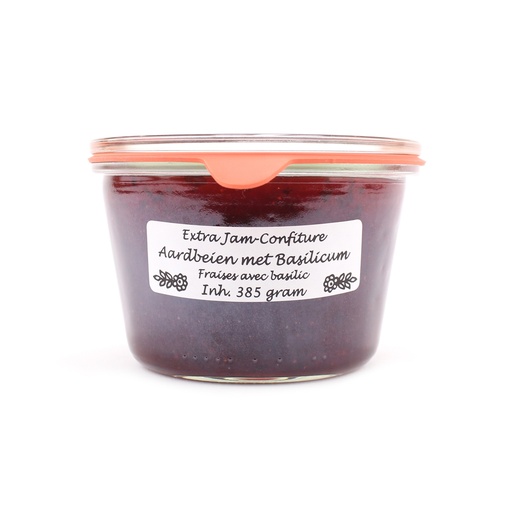 [5110] Theo van Woerkom - aardbei met basilicum 385 g    