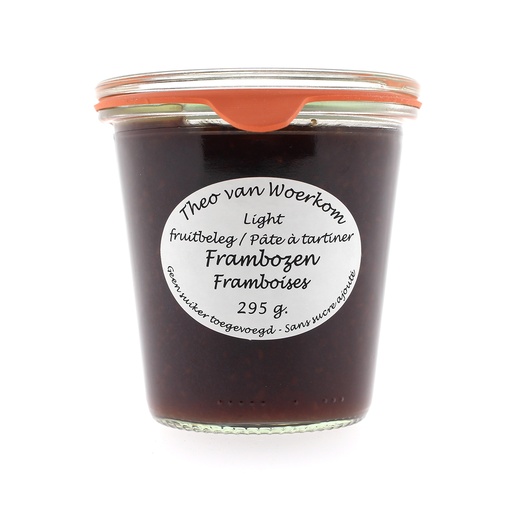 [5034] Theo van Woerkom - frambozen light 295 gr     