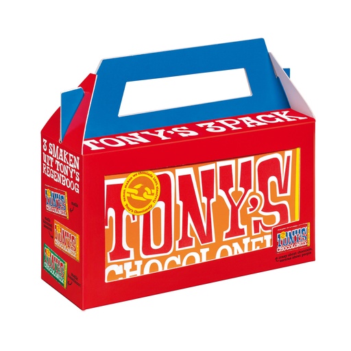 [90111] Tony's Chocolonely - 3-pack 3x180gr       