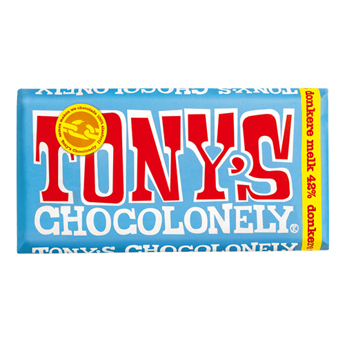 [90010] Tony's Chocolonely - Donkere Melk 180 gr     