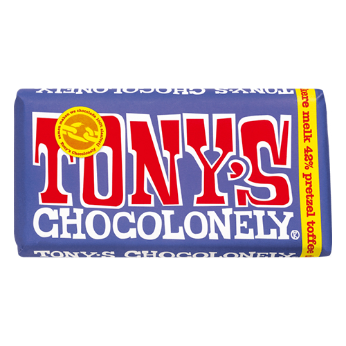 [90011] Tony's Chocolonely - Donkere Melk Pretzel Toffee 180 gr   