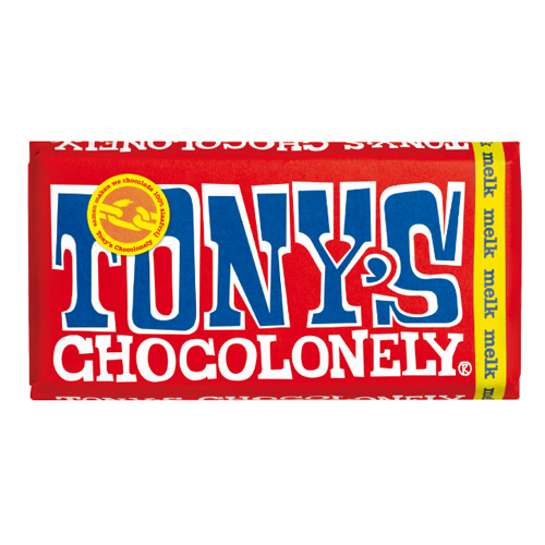 [90002] Tony's Chocolonely - Melk 180 gr      