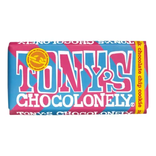 [90019] Tony's Chocolonely - Melk Choc Chip Cookie 180g    