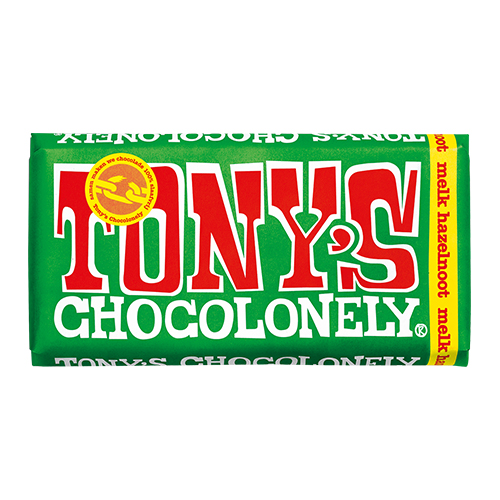 [90001] Tony's Chocolonely - Melk Hazelnoot 180 gr     