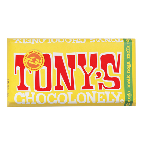[90004] Tony's Chocolonely - Melk Noga 180 gr     