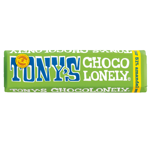 [90045] Tony's Chocolonely - Puur Amandel Zeezout 47 gr    