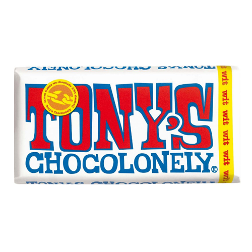 [90008] Tony's Chocolonely - Wit 180 gr      