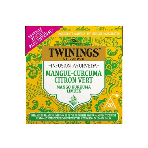 [6116] Twinings - Ayurveda Mango Kurkuma Lim. 20s    