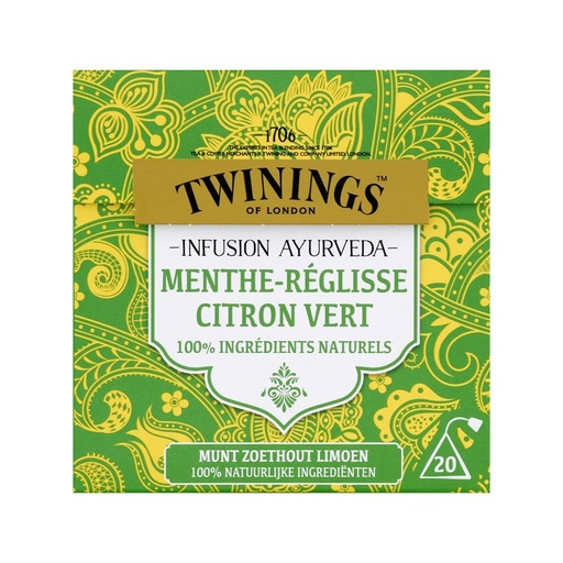 [6106] Twinings - Ayurveda Munt Zoeth. Lim. 20st    