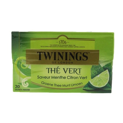 [6232] Twinings - Green Mint & Lemon Tea 20st   
