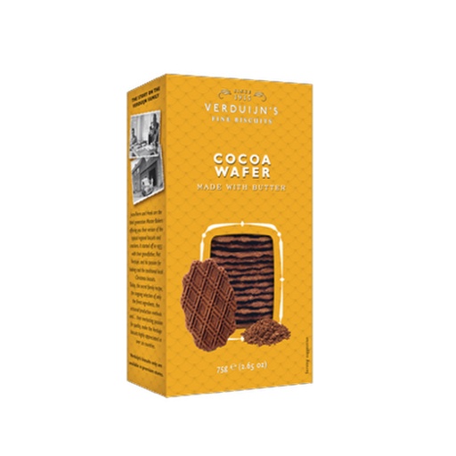[6768] Verduijn's Fine Biscuits - Cacao Wafel 75g      