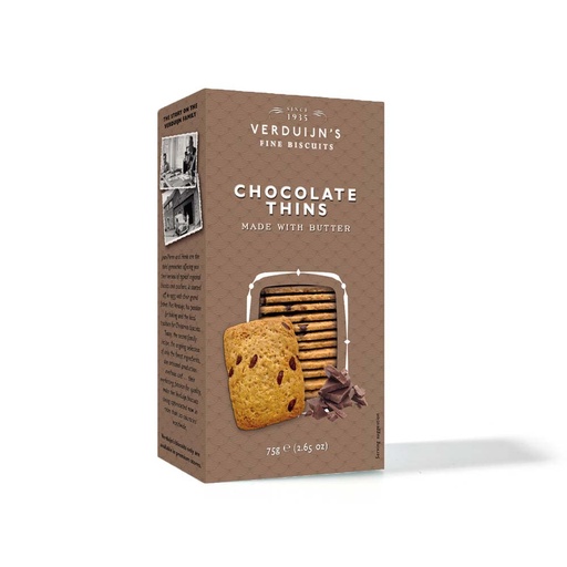 [6749] Verduijn's Fine Biscuits - Chocolade/Kokos Koekjes 75g      