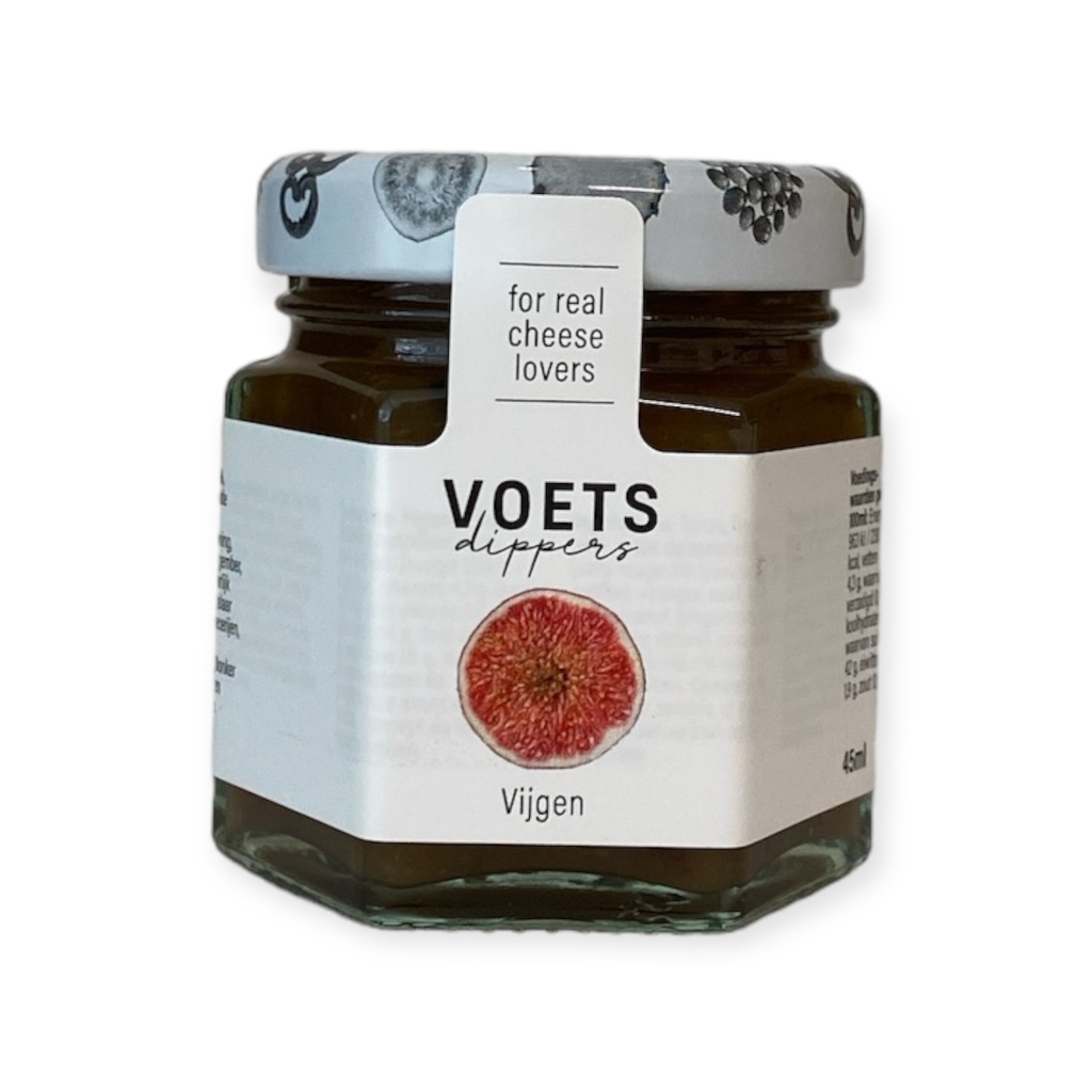 Voets Cheese Dippers - Vijgen Dip MINI 45 ml | Voets Specialiteiten