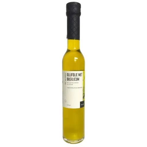[5455] Wajos - Olijfolie met basilicum 250 ml     