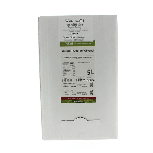 [5297] Wajos - Olijfolie witte truffel BiB 5 liter   