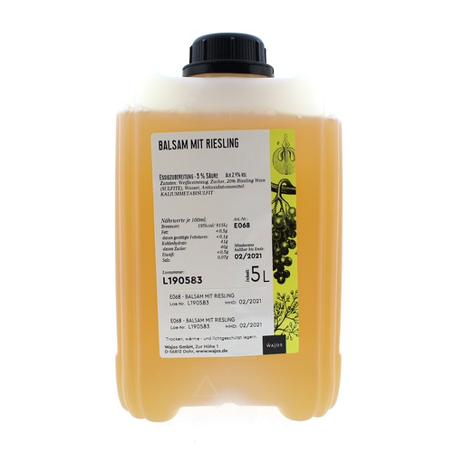 [5318] Wajos - Rieslingazijn 5 ltr      