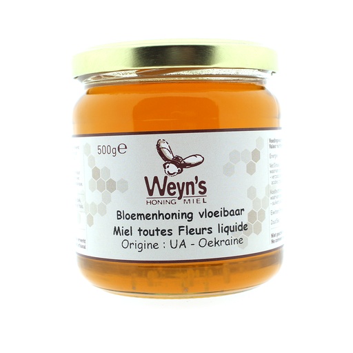 [4485] Weyn's - bloemen honing vloeibaar 500 g     